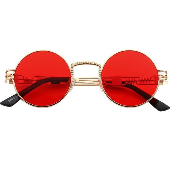 Round frame Sunglasses Men Women UV400 Polarized - Picture 2 of 7